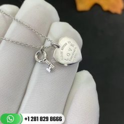 tiffany™ love heart tag key pendant