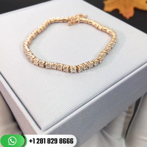 Cartier essential lines bracelet 18k gold diamonds n6707917