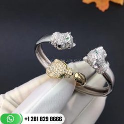 cartier panthÈre de cartier bracelet emeralds onyx diamonds n6706217