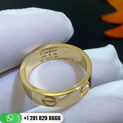 cartie love ring yellow gold b4084600