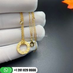 Cartier Love Necklace 2 Diamonds 18k Gold B7219500