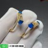 marli cleo small diamond hoop earrings sea blue chalcedony -cleo-e12
