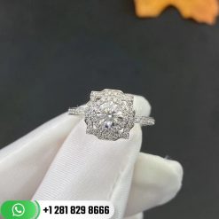 Belle by Harry Winston™ Round Brilliant Diamond Micropavé Engagement Ring