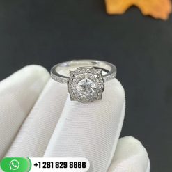 Belle by Harry Winston™ Round Brilliant Diamond Micropavé Engagement Ring