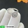 Belle by Harry Winston™ Round Brilliant Diamond Micropavé Engagement Ring