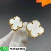 VCARN05500 Magic Alhambra Between the Finger ring, yellow gold, white mother-of-pearl.