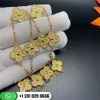 VCARO1ID00 Vintage Alhambra necklace, 10 motifs, yellow gold.