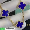 Van Cleef & Arpels Vintage Alhambra Necklace 10 Motifs Agat- VCARP34800