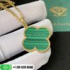 Van Cleef & Arpels Magic Alhambra Long Necklace 1 Motif Yellow Gold Malachite VCARO3MG00