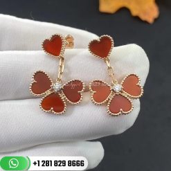 van-cleef-&-arpels-sweet-alhambra-effeuillage-earrings-carnelian