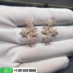 Chanel Earrings 2015 Edelweiss Crystal CC 3 Stars