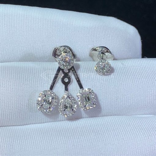 Messika My Twin Trio Earrings Diamond White Gold