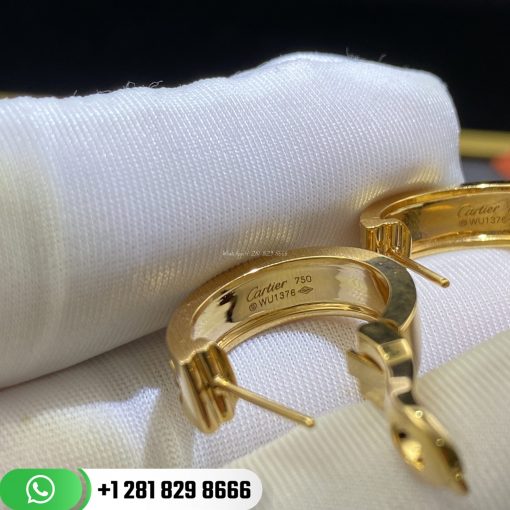 Cartier Love Earrings Yellow Gold -B8022500