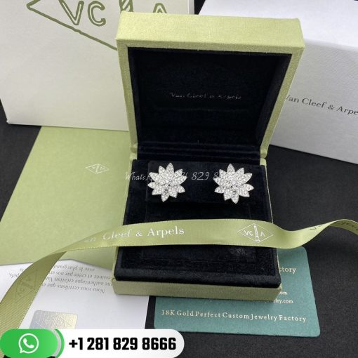 Van Cleef & Arpels Lotus Earrings Medium Model - VCARO96C00