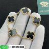 VCARA41300 Vintage Alhambra bracelet, 5 motifs, yellow gold, onyx.