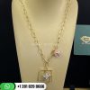 Louis Vuitton B Blossom Necklace Pink Opal White Mother-of-pearl and Diamonds Q94465