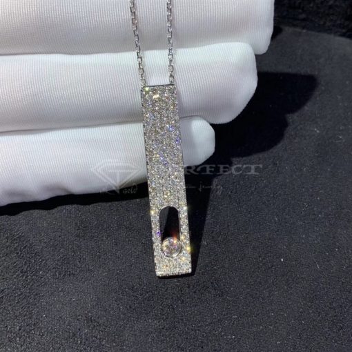 Messika My First Diamond Gm PavÉ Necklace Diamond White Gold