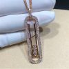 Messika Move 10th Anniversary Necklace Diamond Rose Gold