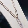 Messika Move 10th Anniversary XL Necklace Diamond Yellow Gold