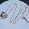 Messika Move Romane Pendant Necklace Diamond Rose Gold