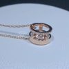 Messika Move Romane Pendant Necklace Diamond Rose Gold