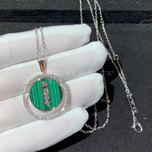 Messika Malachite Lucky Move MM Necklace Diamond