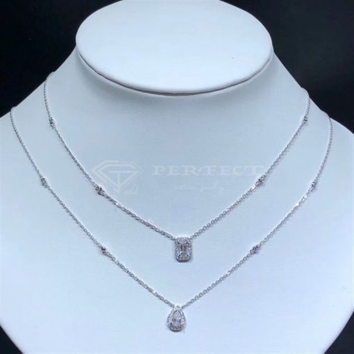 Messika My Twin Tie 0.10ct X2 Diamond Necklace