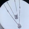 Messika My Twin 2 Rows Necklace Diamond White Gold