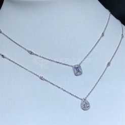 Messika My Twin 2 Rows Necklace Diamond White Gold