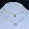 Messika My Twin 2 Rows Necklace Diamond White Gold