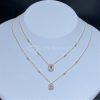 Messika My Twin 2 Rows Necklace Diamond White Gold