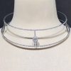 Messika Glam'azone Skinny PavÉ Necklace Diamond White Gold