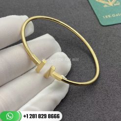 Tiffany T Wire Bracelet in 18k Gold