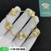 Van Cleef & Arpels Vintage Alhambra Bracelet 5 Motifs Yellow Gold – VCARP3JK00