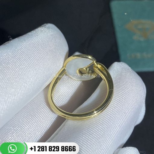 Amulette De Cartier Ring Xs Model White Mother-of-pearl -B4213300