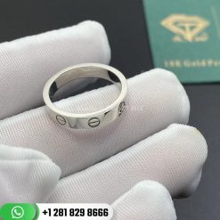 Cartie Love Wedding Band White Gold - B4085100