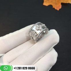 Van Cleef & Arpels Perlée Clovers Ring White Gold - VCARO49N00