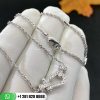 Fred Force 10 Necklace 18k White Gold and Diamonds Medium Model 7B0235