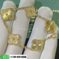 Van Cleef & Arpels Vintage Alhambra Bracelet 5 Motifs – VCARP4KN00