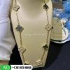 Van Cleef & Arpels Vintage Alhambra Necklace 10 Motifs - Gray Mother-of-pearl