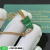 Bvlgari Gelati Necklace 18k Rose Gold with Malachite and Pave Diamonds 356186