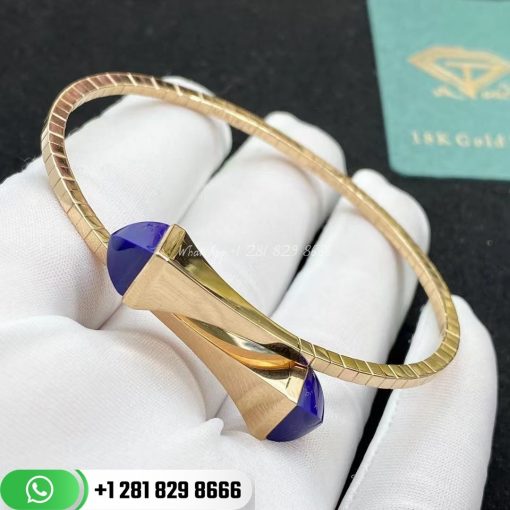 Marli Cleo By Marli Bracelet Rose Gold - CLEO-B14 | Lapis Lazuli