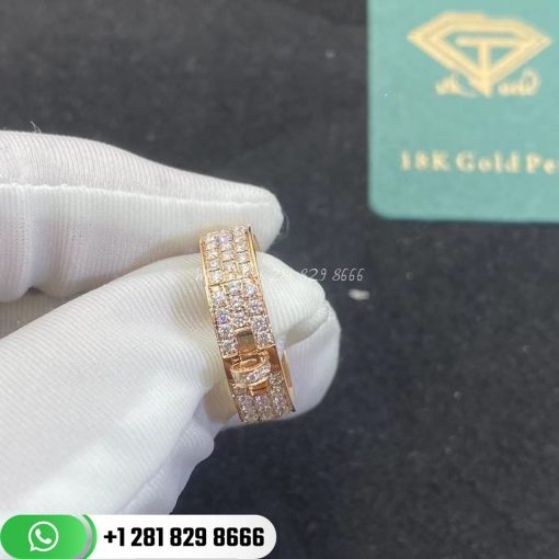 Hermes Kelly Ring 18k Rose Gold