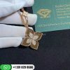 Roberto Coin Princess Flower Pendant Rose Gold with Diamonds Large Version