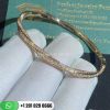 Graff Spiral Pavé Diamond Bangle Rose Gold - RGB349S