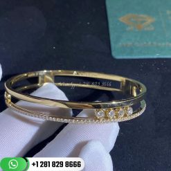 Messika Move Romane Bangle Yellow Gold Diamond Bracelet - 6514