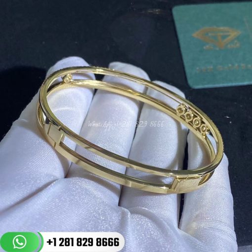 Messika Move Romane Bangle Yellow Gold Diamond Bracelet - 6514