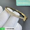 Tiffany T T1 Narrow Diamond Hinged Bangle in 18k Gold