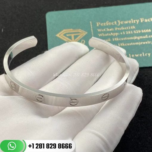 Cartier Love Bracelet White Gold - B6032517