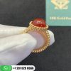 Van Cleef & Arpels Perlée Couleurs Ring Rose Gold Carnelian - VCARP4DR00